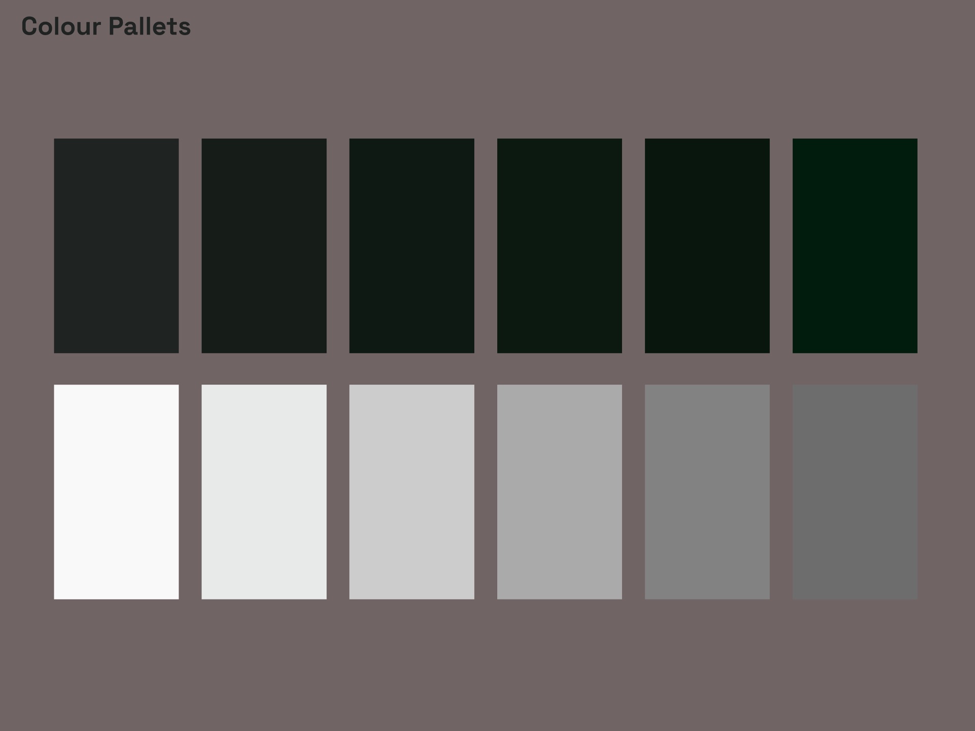 Evil Santa colour palette reference sheet