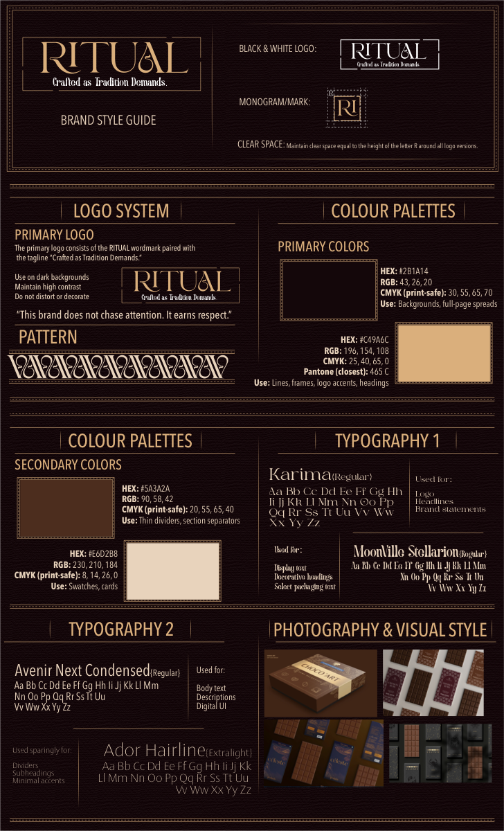 RITUAL Brand Style Guide — Full System
